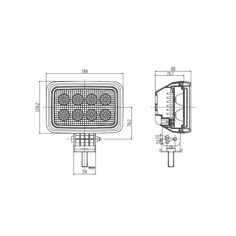 Forklift Parts Forklift Lamp Bfp18006