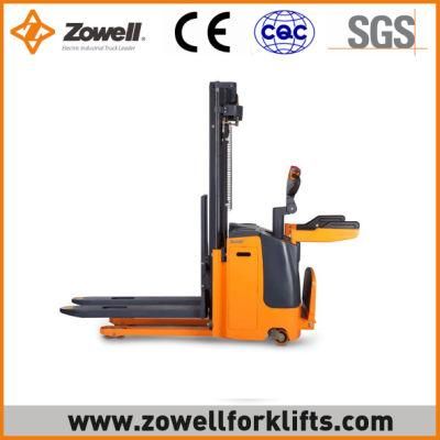 Zowell Electric Pallet Equipment 2000 Kg 2 Ton Wrap Over Electric Stacker