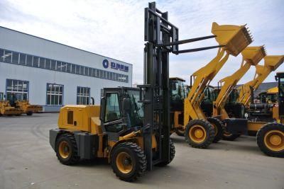 3.5ton Cpcy35 Rough Terrain Forklift with High Quality