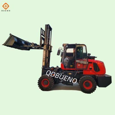 Bueno Brand 5.0t 2WD Rough Terrain Forklift! All Terrain! with CE Certificate!