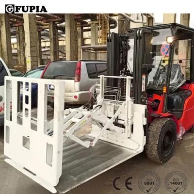 Lifting Equipment Automatic Transmission 3.5 Ton Diesel Forklift with Push Pulls Clamp Attachment