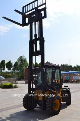 Welift 3.0 T3.5t Rough Terrain Forklift Manufactory 4X4 Forklift Price