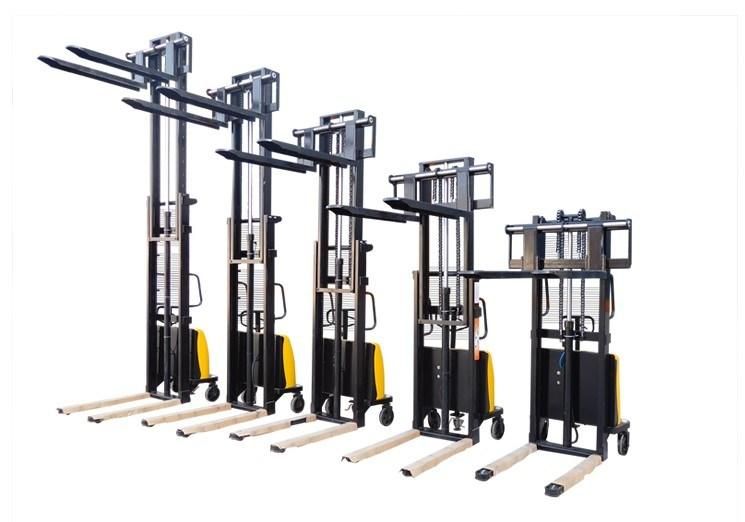 2ton Semi Electric Pallet Forklift Truck with Battery Lifting Height 3500mm