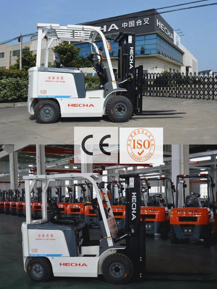 2t 3m Four Wheel Electric Truck Counterbalanced Hydraulic Forklift Sitting Driving Style