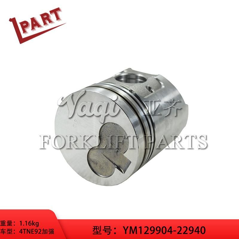 Forklift Spare Parts 4tne92 Piston Ym129904-22940