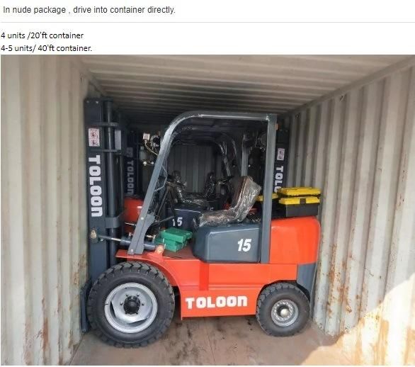 2.5 Ton Diesel Mechanical Hand Forklift with 3000kg Capacity
