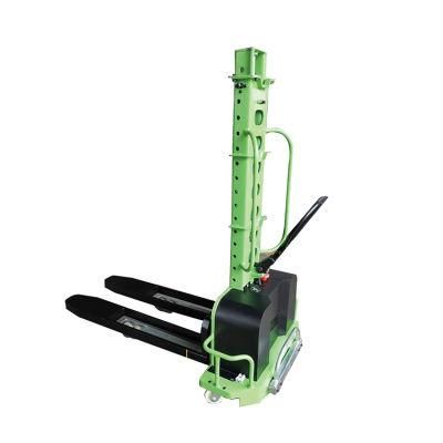 Ltmg Self Loading Stacker 500kg 700kg 1000kg Mini Portable Forklift Stacker Semi-Electric Pallet Stacker Truck for Sale