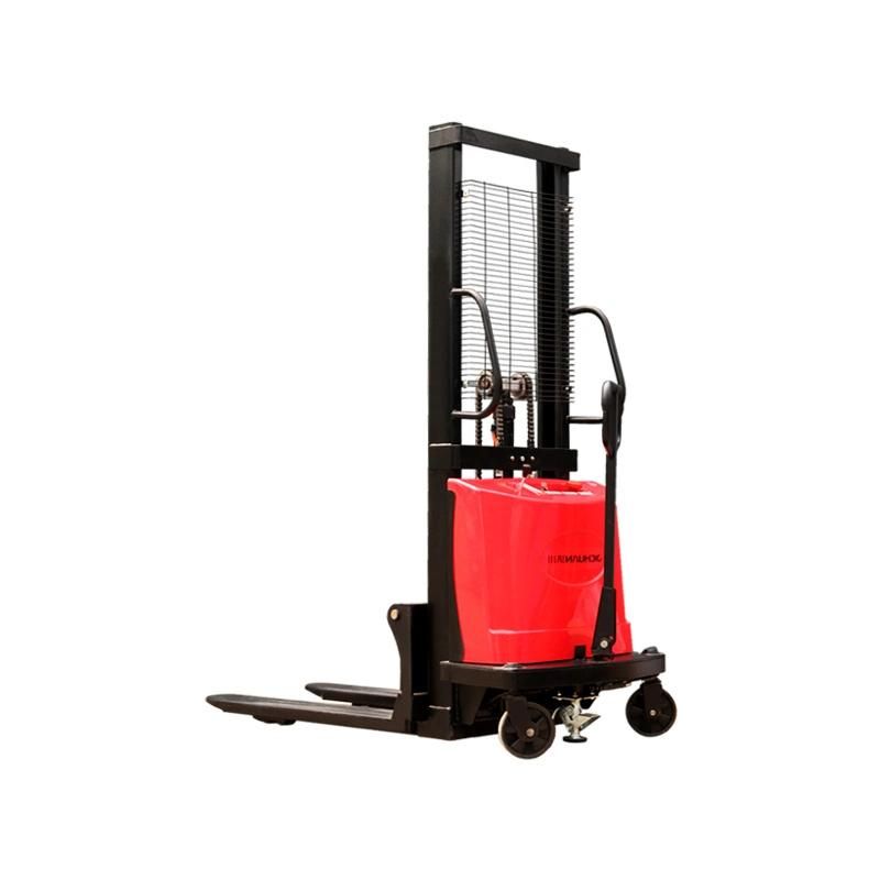 1000kg Semi-Electric Stacker 2000kg Lifting Truck 2m 3m 3.5m Pallet Stacker Hand Forklifts