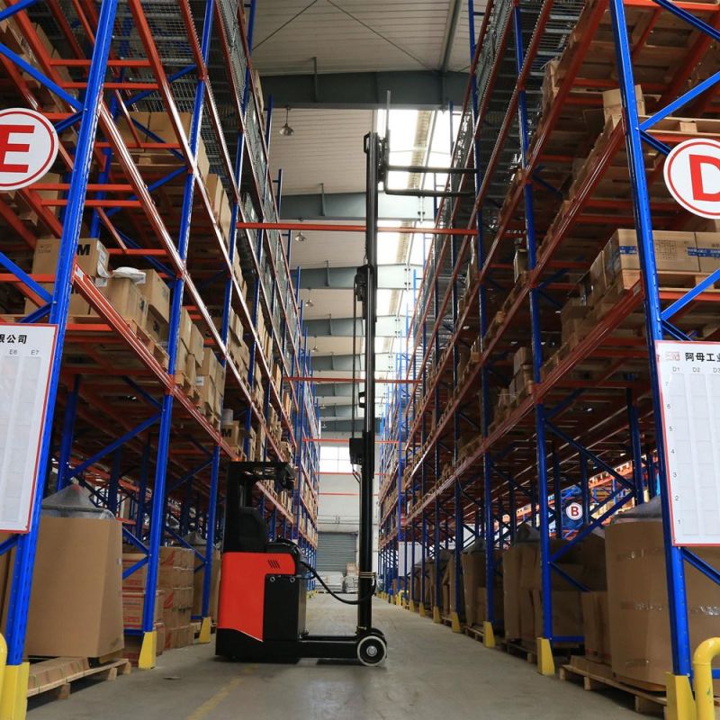 High Lifting Electric Forklift 1.6ton Sit-Down Reach Truck