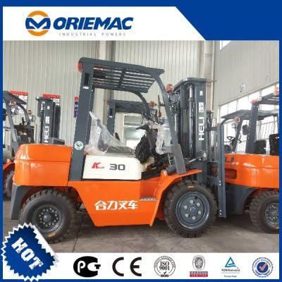 Heli 3 Ton Cpcd30 Diesel Forklift with Attachments