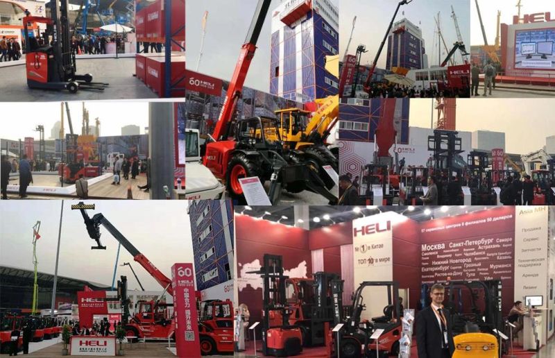 4t 4.5t 5t Counterbalanced Diesel Engine Heli Forklift Truck for Sale