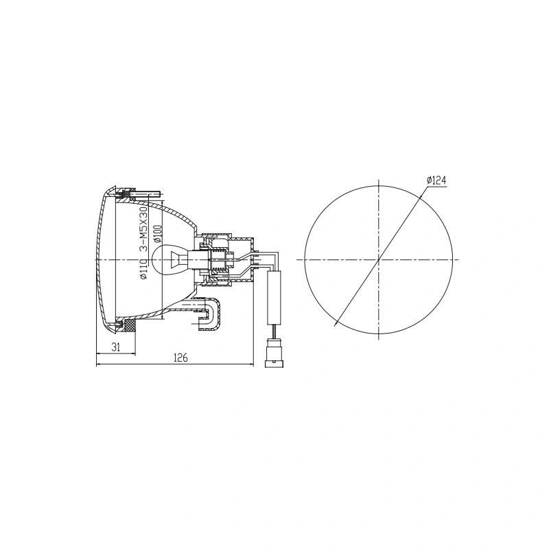 Forklift Parts Forklift Lamp Bfp18040