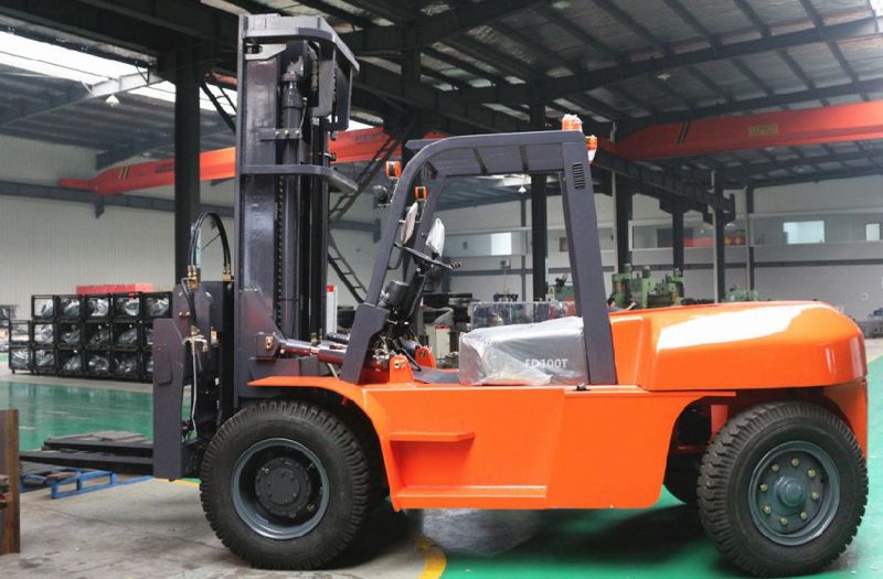 Fork Side Shifter 3000mm-6000mm Lifting Height 8ton 10ton Diesel Forklift Truck