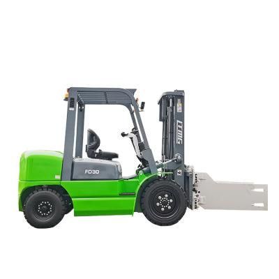 Ltmg 3000kg Mini Diesel Forklift with Bale Clamp
