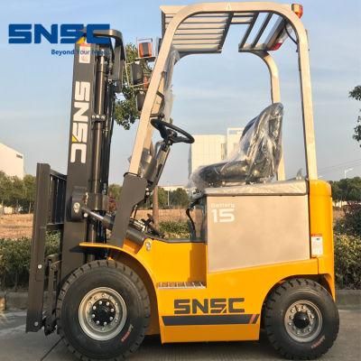 4 Wheels 1500kg Small Electric Forklift