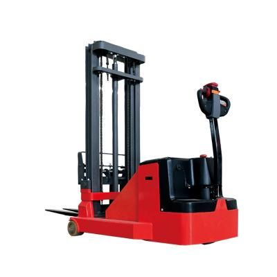 Factory Price 900kg Mini Battery Powered Electric Pallet Stacker