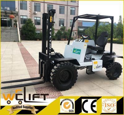Farm Forklift 4X4 Drive Type Rough Terrain Forklift