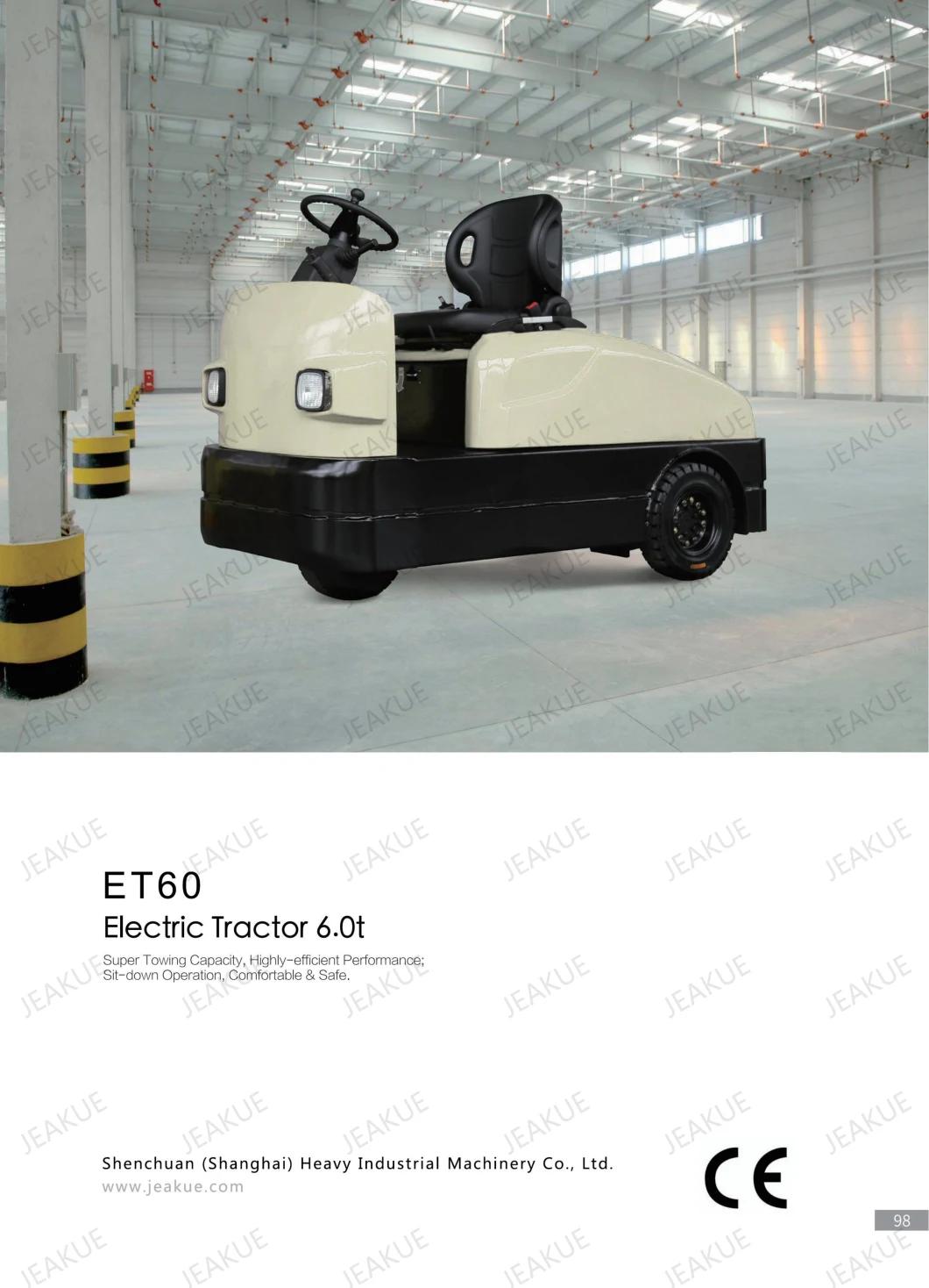 6 T 6000 Kg Seated Electric Tow Tractor