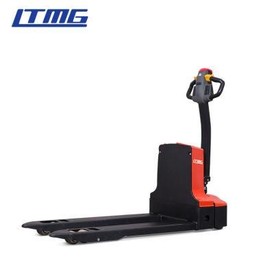 Ltmg 1.3 Ton Electric Pallet Truck Have Long-Time Use Battery with Optional Lifting Height and Battery Charger