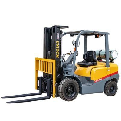 High Quality Solid Tires Nissan K25 Engine 3 Ton LPG Forklift