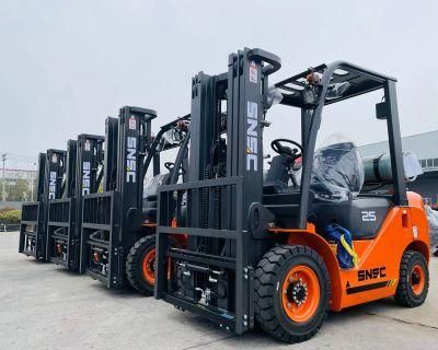 Gabelstapler Diesel Gas LPG Propane Petrol 2.5 T Dual Fuel Montacargas Forklift