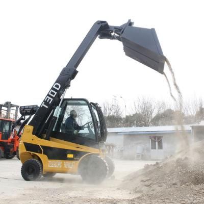 T30d 3t Teletruck 4m Telescopic Forklift Hydraulic Diesel Forklift Telehandler Manufacturer