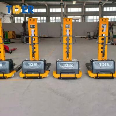 China Tder Truck 0.5 Ton Self Loading Walkie for Sale Forklift Electric Stacker in