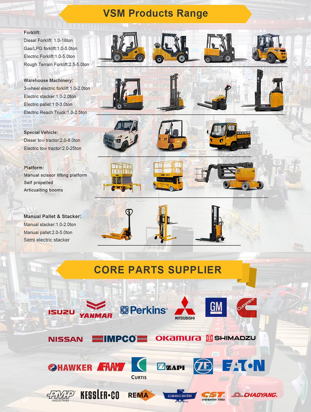 Cdd10 1ton 1000kg Walking Battery Pallet Stacker