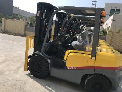 Counterbalance Good Performance 3.5 Ton Diesel Forklift with Optional Attachment