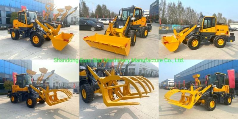 3t Forklift Truck Ez936f Wheel Small Loader Multi Functional Mini China Forklift for Manufacturer Construction Medium Bucket Machinery Compact Front Loader