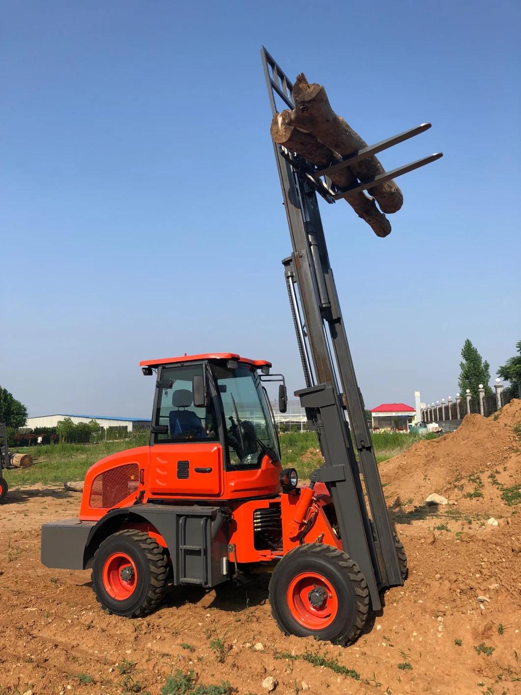 3 Ton Eougem Terrain Forklift for Sale