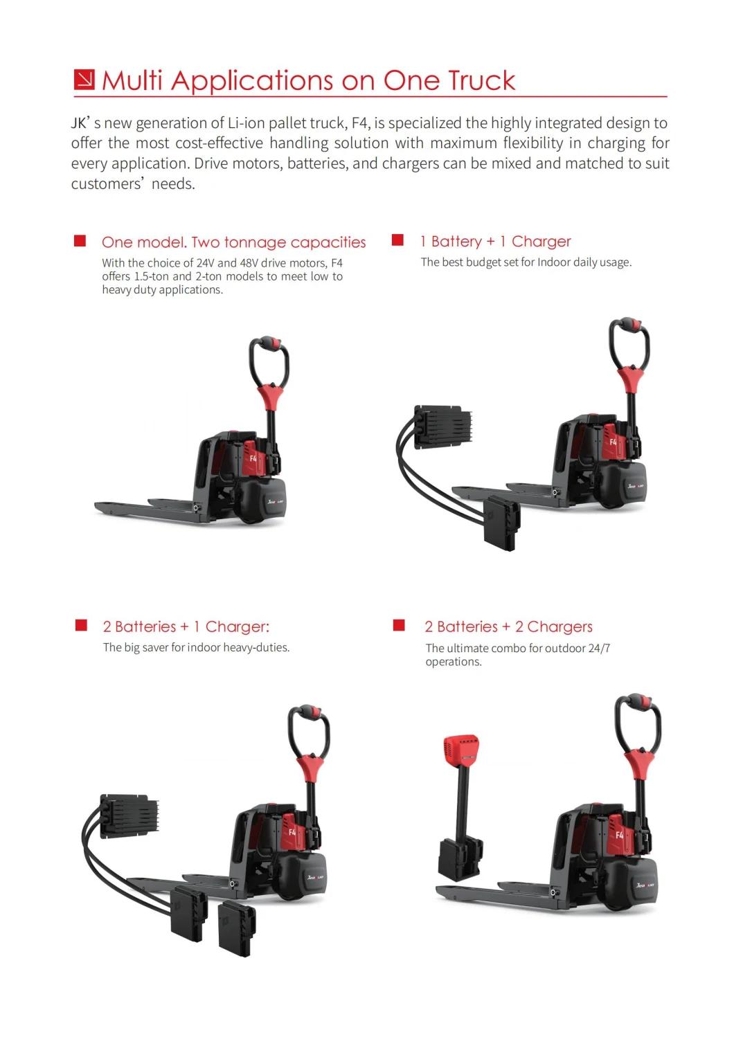 China Factory 1.5t Full Electric Pallet Trucks