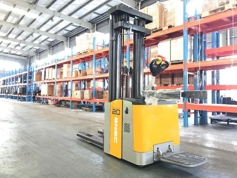 1.5 Ton 2 Ton Forklift Electric Pallet Reach Truck Stacker