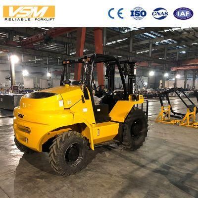 4WD Rough Terrain Diesel Forklift Manufacturer