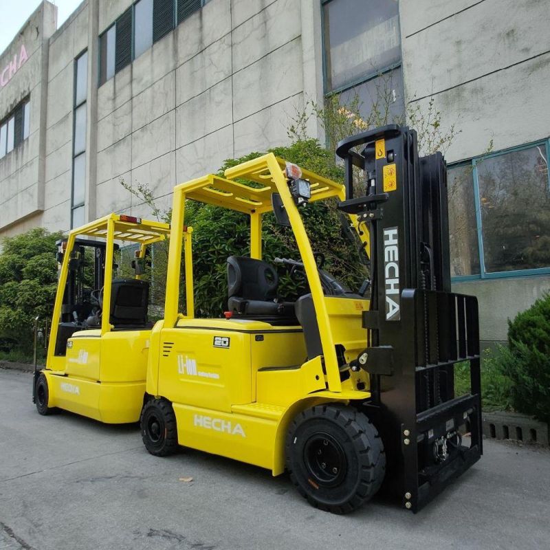 Hecha High Performance 3 Wheel Electric Forklift Lithium Battery Forklift