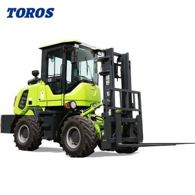 Factory Directly Provide 3.5 Ton 5 Ton Telescopic Forkliftfour Wheel Drive All Terrain Forklift