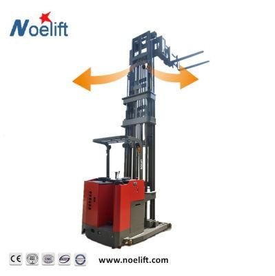 Lift Height 5.5m with Triplex Mast AC Motor 3 Way Vna Forklift Electric Stacker 5 Meter