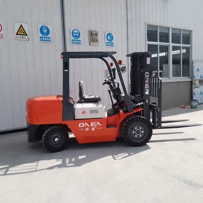 Cpcd30/35 3000/3500 Kgs 3ton Load Capacity Diesel Forklift Truck with Fork Length 1070mm