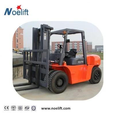 New 6 Ton Manual Cheap Price Diesel Forklift Truck with Isuzu Engine