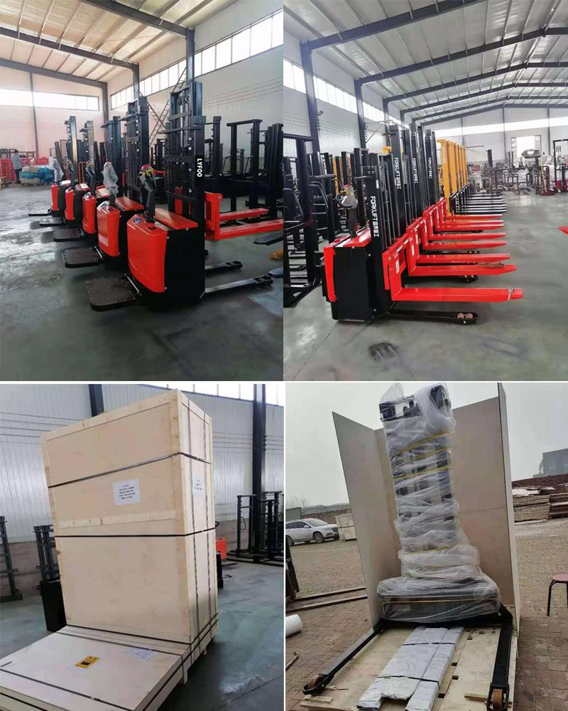 1000kg 1.5t Load Electric Stacker Forklift