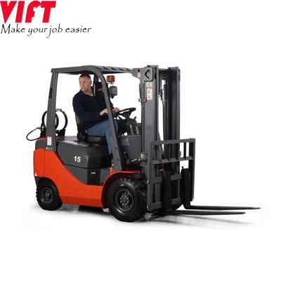 Dual Fuel 1.8t Gas Forklift with Cab