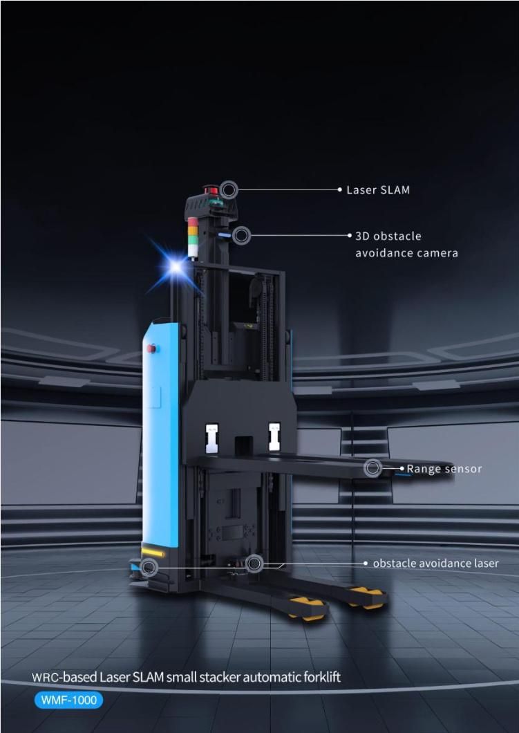 Wellwit Laser Slam Small Stacker Automatic Forklift OEM/ODM Available