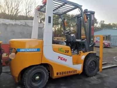 2.5t Fd30t6 Used Tcm Diesel Forklift Equipment Japan Toyota Handling Machinery Isuzu Engine Gasoline LPG Fuel 3t Use Tcm Forklift