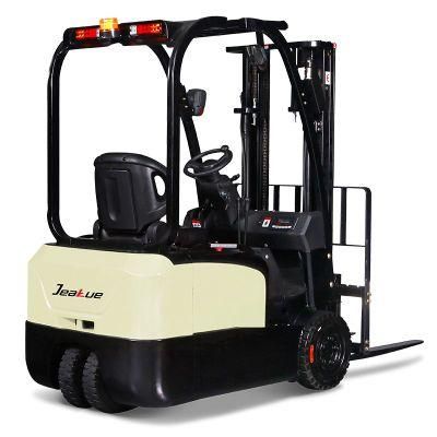 1.5ton 1.8ton 2ton Battery Forklift Truck 3wheel Counterbalanced Hydraulic Transmission Pallet Truck