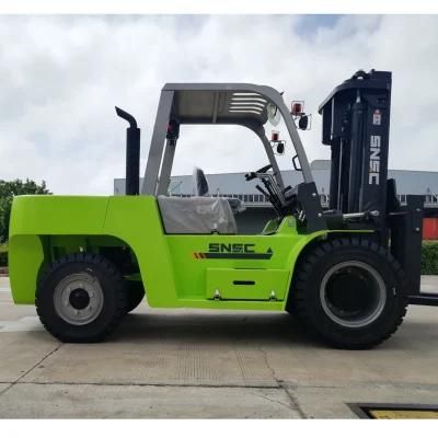 Container Handling Forklift Snsc 8ton Diesel Fork Lifter Truck