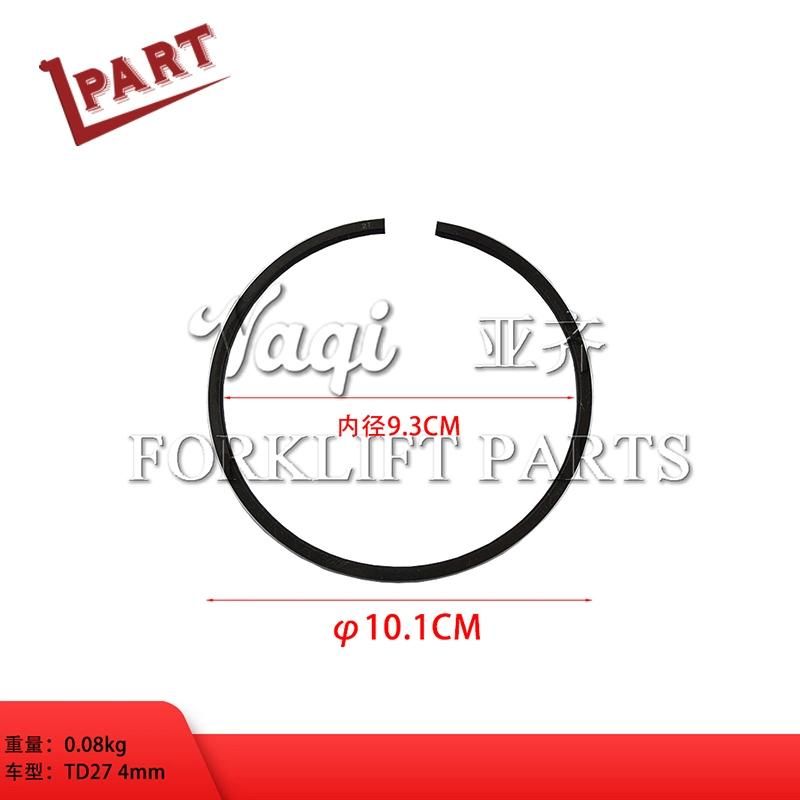 Forklift Spare Parts Td27 Piston Ring with 4mm