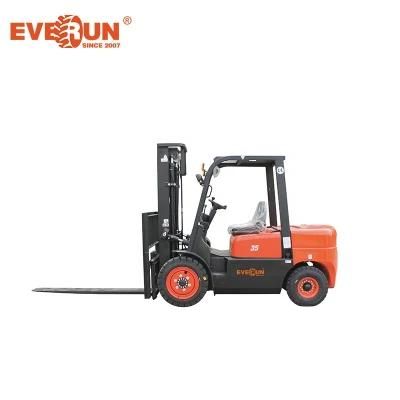 Everun Erdf35 Micro Forklift Machinery Small Diesel Forklift with CE Made in China