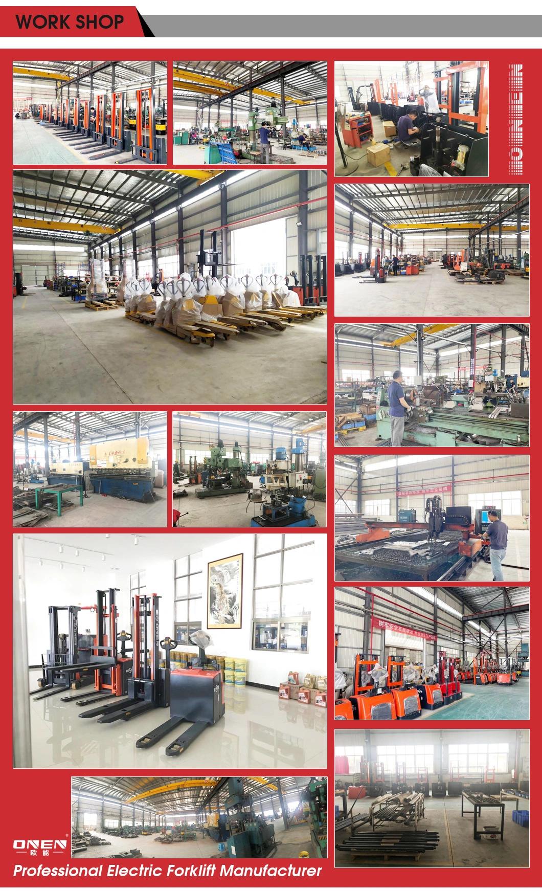 Jiangmen 500mm Telehandler Cdd-a 3000~5000mm High Pallet Truck Warehouse Forklift