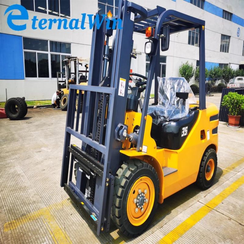 China Diesel Forklift Truck 3 Ton Forklifts 3000kg 3.5t Telescopic Forklift Diesel Forklift for Sale