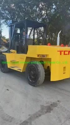 Used Forklift 15 Ton 20 Ton Tcm Diesel Forklift with Side Shift Left 6 Meters Forklift Truck Parts for Sale